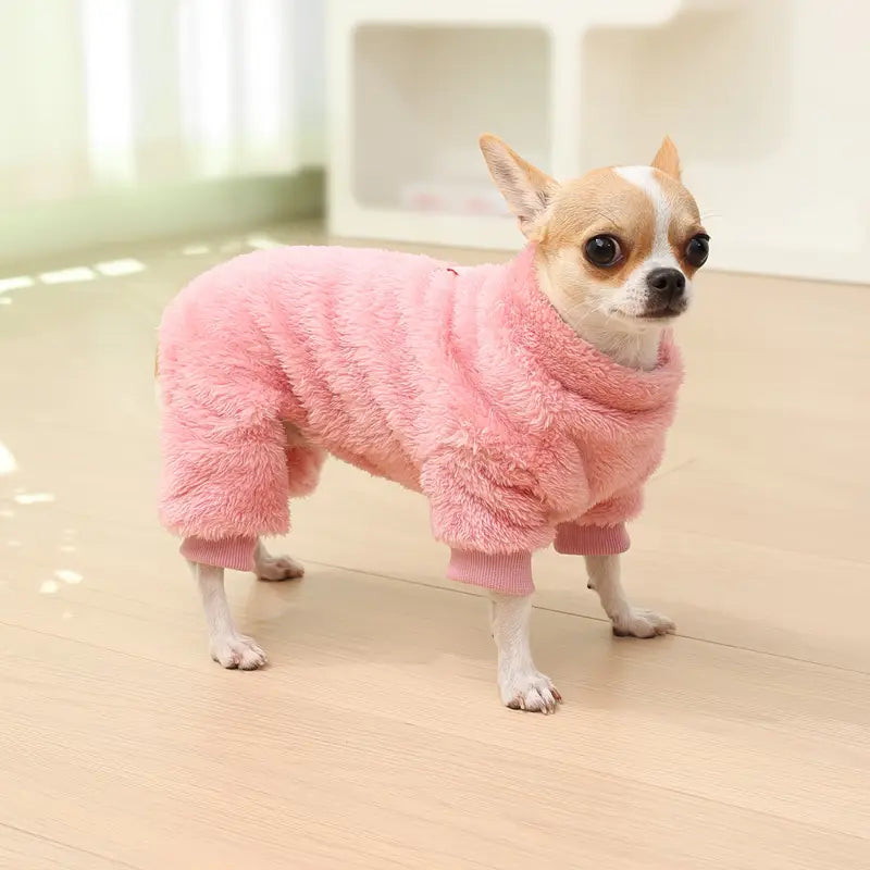 Cozy Plush Dog Vest for Large Breeds